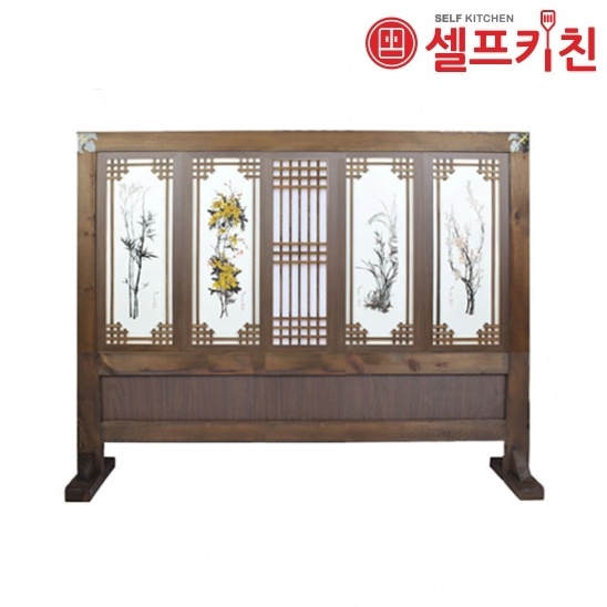 사군자파티션 홀용 식당칸막이 캐나다산 원목파티션 업소용파티션 KPT-12 (제작상품으로 반품 교환 불가)