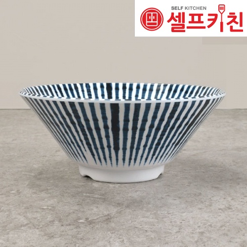 멜라민 죽순 면기볼 양면전사 일식 대접 그릇 업소용그릇 DS-2442