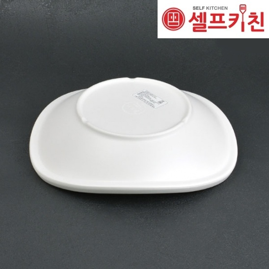 멜라민 삼각소래기 투톤그레이 접시 한정식 고급식기 돌산 업소용그릇 DS-98024