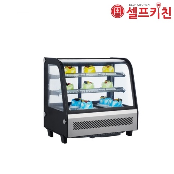 업소용 제과쇼케이스 냉장쇼케이스 소형 제과 까페 커피숍 LED등 100L RTW-78L-2L